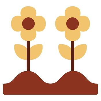 Garden Patch icon for web, app, infographic etc vector