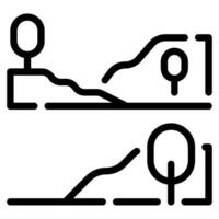 River Stream icon for web, app, infographic etc vector