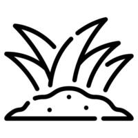 Grass Meadow Icon for web, app, infographic etc vector