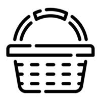 Harvest Basket icon for web, app, infographic etc vector
