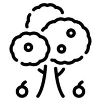 Fruit Tree icon for web, app, infographic etc vector