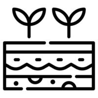 Soil Sprout icon for web, app, infographic etc vector