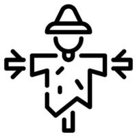 Scarecrow icon for web, app, infographic etc vector