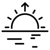 Sunrise Glow icon for web, app, infographic etc vector