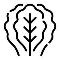 Vegetable Leafy Icon for web, app, infographic etc vector