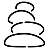 Stone Pebble icon for web, app, infographic etc vector