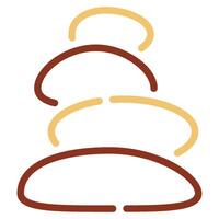 Stone Pebble icon for web, app, infographic etc vector