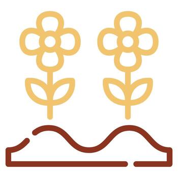 Garden Patch icon for web, app, infographic etc vector