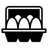 Egg Carton icon for web, app, infographic etc vector