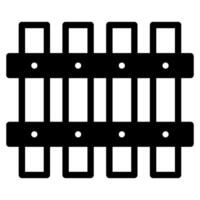 Rustic Fence icon for web, app, infographic etc vector