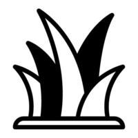 Meadow Grass icon for web, app, infographic etc vector