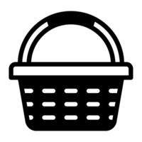Harvest Basket icon for web, app, infographic etc vector