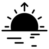 Sunrise Glow icon for web, app, infographic etc vector