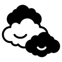 Cloud Fluff icon for web, app, infographic etc vector