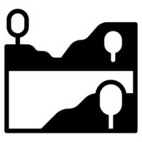 River Stream icon for web, app, infographic etc vector