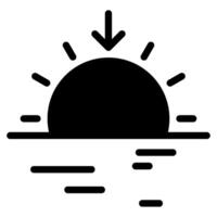 Sunset Hues icon for web, app, infographic etc vector