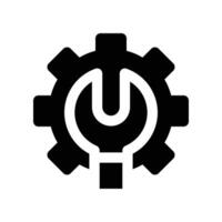technical service icon. glyph icon for your website, mobile, presentation, and logo design. vector