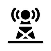 antenna icon. glyph icon for your website, mobile, presentation, and logo design. vector