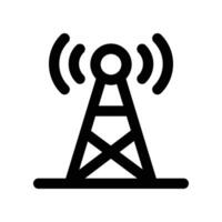 antenna icon. line icon for your website, mobile, presentation, and logo design. vector