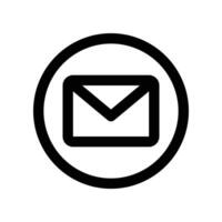 email icon. line icon for your website, mobile, presentation, and logo design. vector