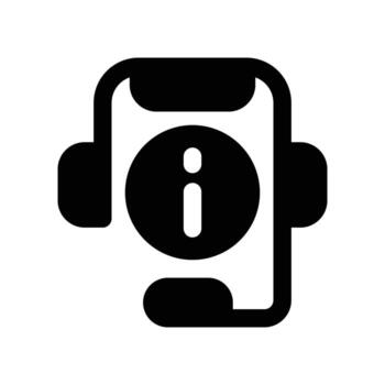 support icon. glyph icon for your website, mobile, presentation, and logo design. vector