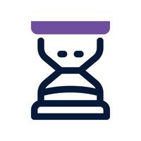 waiting icon. dual tone icon for your website, mobile, presentation, and logo design. vector