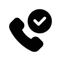 called icon. glyph icon for your website, mobile, presentation, and logo design. vector
