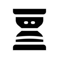 waiting icon. glyph icon for your website, mobile, presentation, and logo design. vector