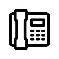 telephone icon. line icon for your website, mobile, presentation, and logo design. vector