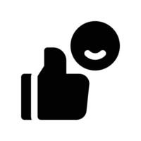 good icon. glyph icon for your website, mobile, presentation, and logo design. vector