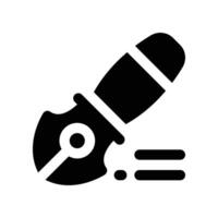 fountain pen icon. glyph icon for your website, mobile, presentation, and logo design. vector