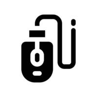 mouse icon. glyph icon for your website, mobile, presentation, and logo design. vector