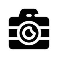 camera icon. glyph icon for your website, mobile, presentation, and logo design. vector