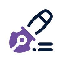 fountain pen icon. dual tone icon for your website, mobile, presentation, and logo design. vector