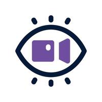 viewers icon. dual tone icon for your website, mobile, presentation, and logo design. vector