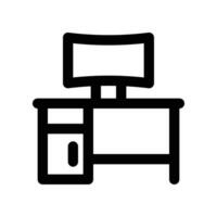 working space icon. line icon for your website, mobile, presentation, and logo design. vector