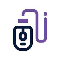 mouse icon. dual tone icon for your website, mobile, presentation, and logo design. vector