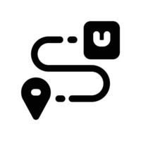 tracking icon. line icon for your website, mobile, presentation, and logo design. vector