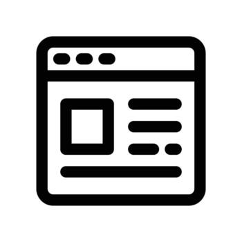 web store icon. glyph icon for your website, mobile, presentation, and logo design. vector