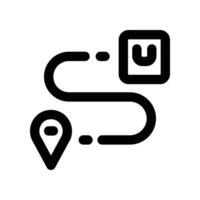 tracking icon. glyph icon for your website, mobile, presentation, and logo design. vector