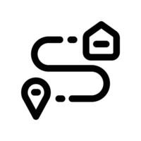 home delivery icon. glyph icon for your website, mobile, presentation, and logo design. vector
