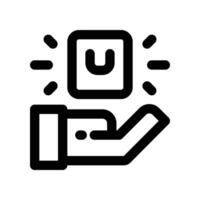 courier icon. glyph icon for your website, mobile, presentation, and logo design. vector