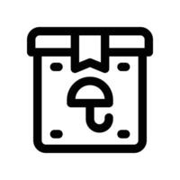 keep dry icon. glyph icon for your website, mobile, presentation, and logo design. vector
