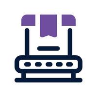 conveyor icon. glyphicon for your website, mobile, presentation, and logo design. vector