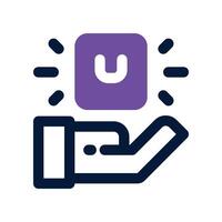 courier icon. glyphicon for your website, mobile, presentation, and logo design. vector