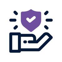 protection icon. glyphicon for your website, mobile, presentation, and logo design. vector