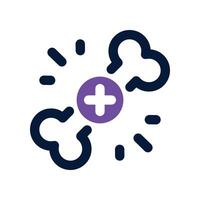bone icon. vectormixed icon for your website, mobile, presentation, and logo design. vector