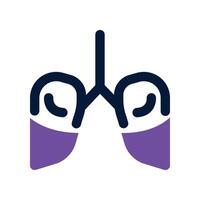 lungs icon. vectormixed icon for your website, mobile, presentation, and logo design. vector