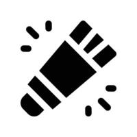 toothpaste icon. glyph icon for your website, mobile, presentation, and logo design. vector