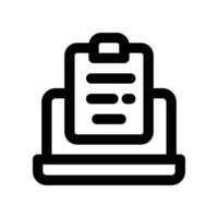 administrator icon. line icon for your website, mobile, presentation, and logo design. vector